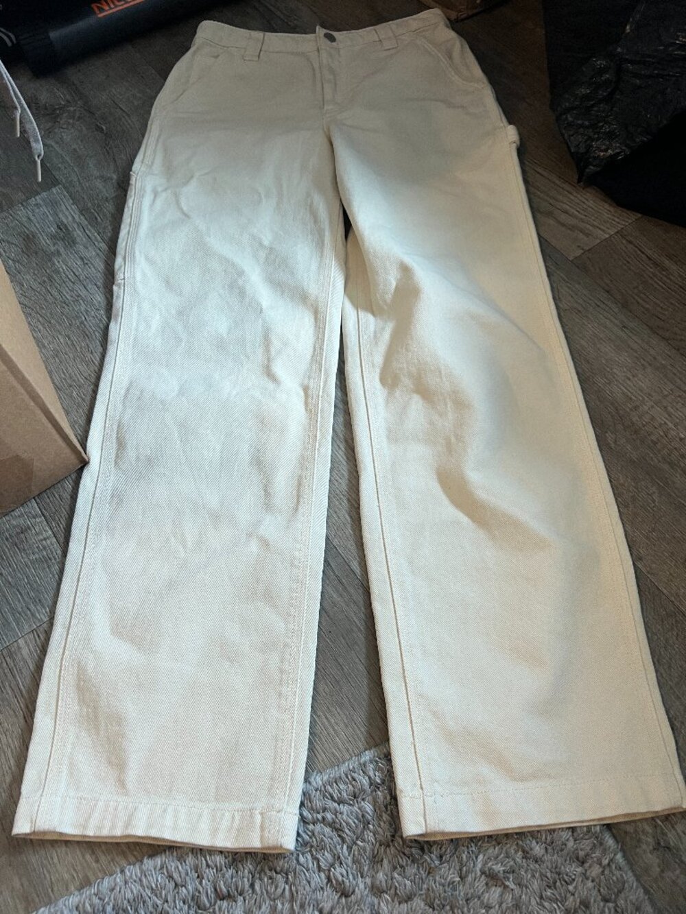 TNA cream jeans size 2